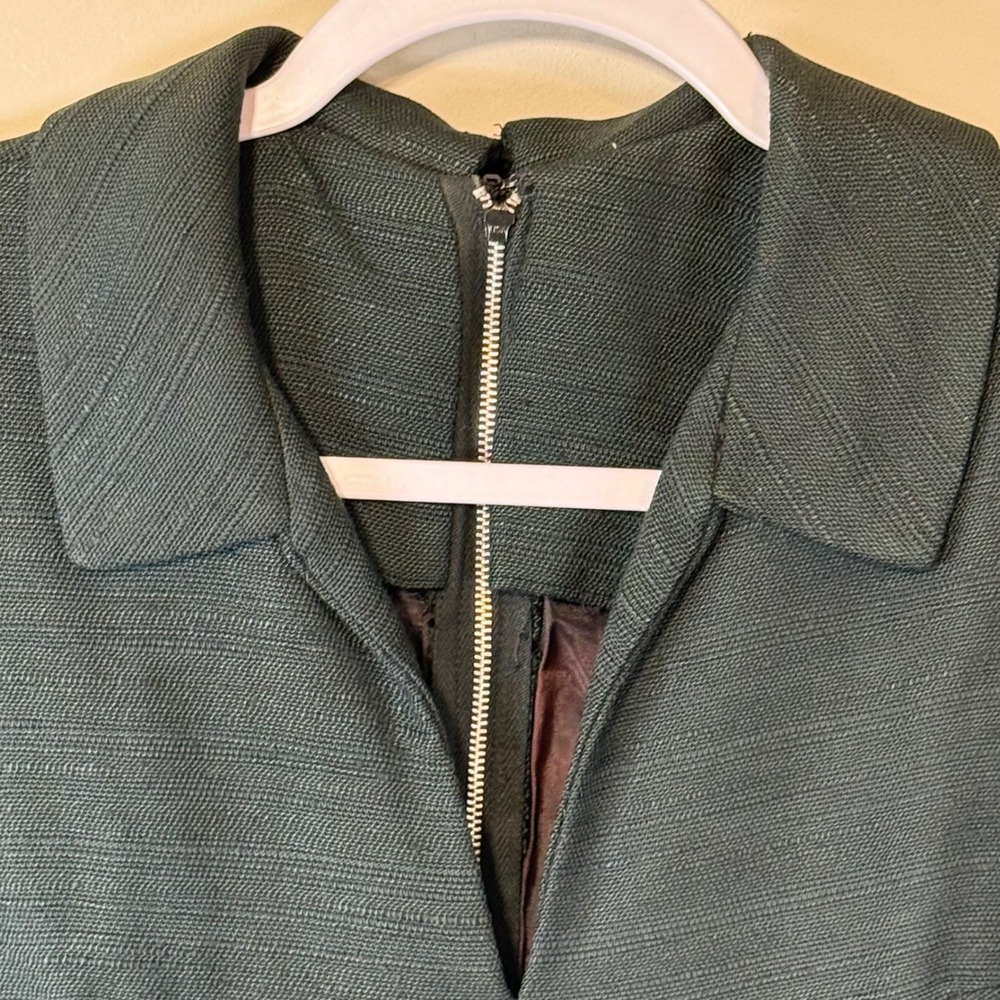 Good Richard Frontman Shift Dress Women Small Grey 60s Mod Union Made Pocket - Picture 9 of 9